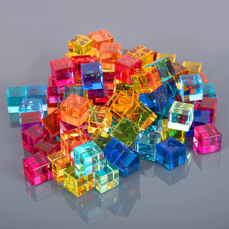 Gem Cube Mirror Tray, Learning SPACE