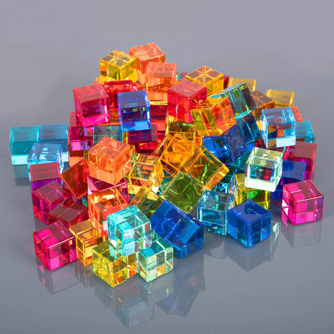 Gem Cube Mirror Tray, Learning SPACE
