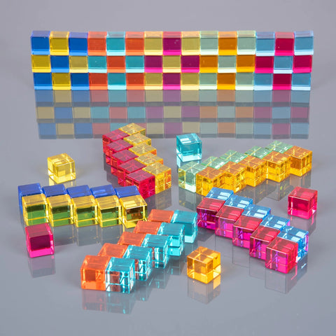 Gem Cube Mirror Tray, Learning SPACE