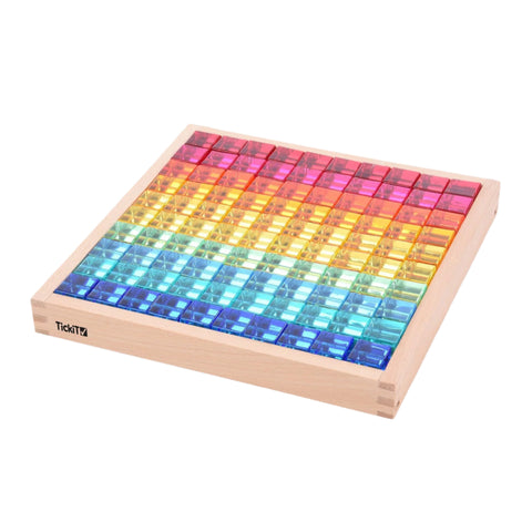 Gem Cube Mirror Tray, Learning SPACE