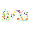 Geostix Letter Construction Set-Craft Activities & Kits,Early Years Literacy,EDX,Engineering & Construction,Fine Motor Skills,Learning Activity Kits,Literacy Toys-Learning SPACE