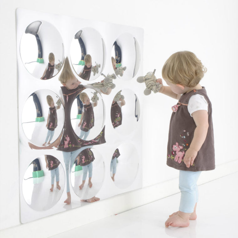 Giant Mirror with 9 Dome Sensory Bubbles, Learning SPACE