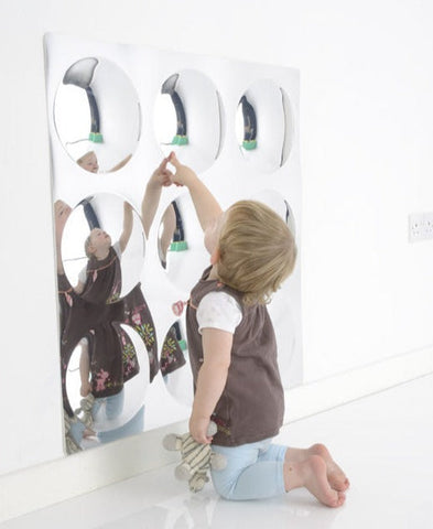 Giant Mirror with 9 Dome Sensory Bubbles-AllSensory,Calming & Anxiety,excell2,Helps With,Outdoor Mirrors,Playground Equipment,Playground Wall Art & Signs,Sensory Garden,Sensory Mirrors,Sensory Seeking,Sensory Wall Panels & Accessories,Stock-Learning SPACE