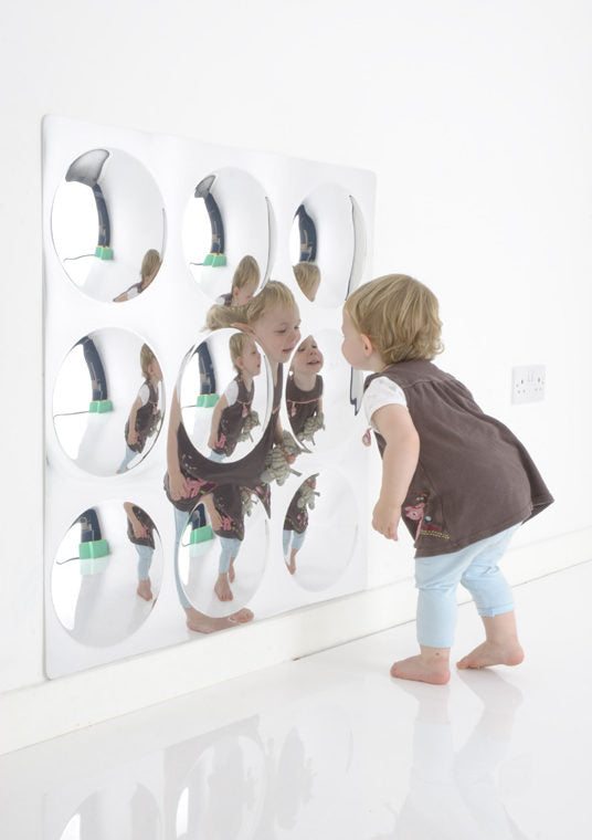 Giant Mirror with 9 Dome Sensory Bubbles, Learning SPACE