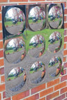 Giant Mirror with 9 Dome Sensory Bubbles