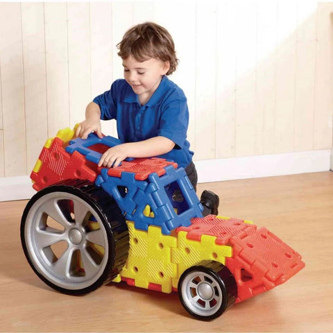 Giant Polydron Vehicle Builders Set-Cars & Transport,Dropship,Engineering & Construction,Imaginative Play,Polydron,S.T.E.M,Stock,Tactile Toys & Books-Learning SPACE