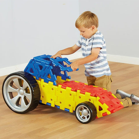 Giant Polydron Vehicle Builders Set-Cars & Transport,Dropship,Engineering & Construction,Imaginative Play,Polydron,S.T.E.M,Stock,Tactile Toys & Books-Learning SPACE