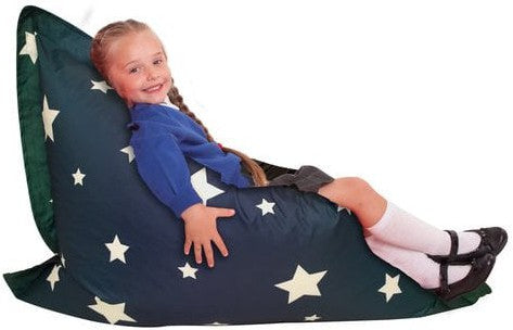 Giant Star Print UV Bean Bag Floor Cushion, Learning SPACE