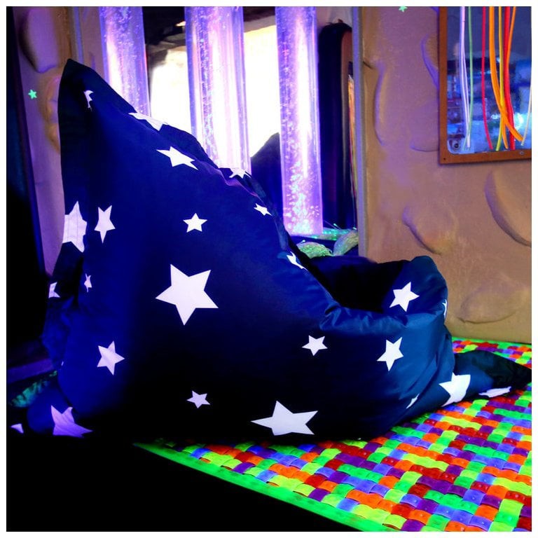 Giant Star Print UV Bean Bag Floor Cushion, Learning SPACE