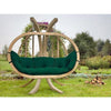 Globo Royal Verde Green Double Seater Hanging Chair (Weatherproof Cushion), Hanging Chair Learning SPACE