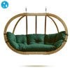 Globo Royal Verde Green Double Seater Hanging Chair (Weatherproof Cushion), Hanging Chair Learning SPACE