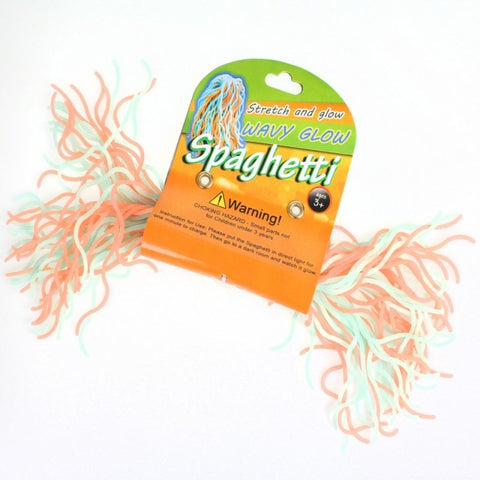 Glow In The Dark Stretchy Spaghetti - Tactile, Sensory Toy-AllSensory,Calming & Anxiety,Early Years Sensory Play,Fidget,Gifts For 3-5 Years Old,Glow in the Dark,Halloween,Playlearn,Seasons,Sensory Seeking,Stock,Stocking Stuffers,Visual Sensory Toys-Learning SPACE