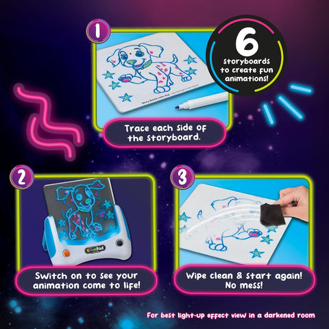 Glowpad Glowpad Animation Light Up Drawing Board | Learning SPACE