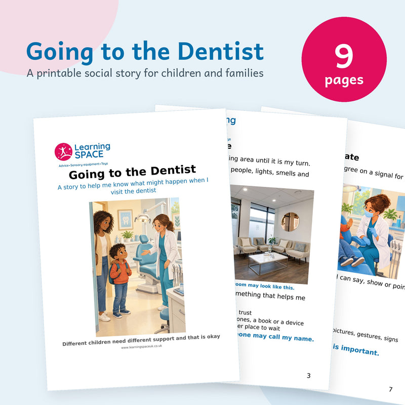 Going To The Dentist (Editable & Printable Word Template) Social Story, Learning SPACE