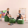 Grass Printed Stool Bean Bag Sets, Learning SPACE