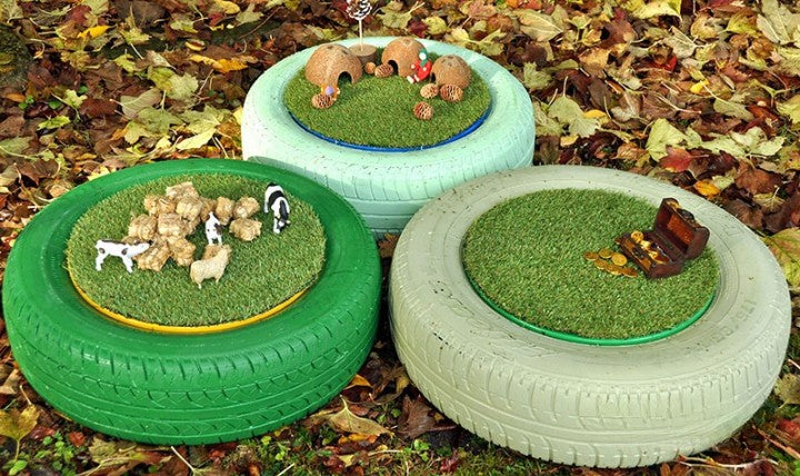 Grass Tyre Tops (3Pk), Learning SPACE