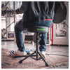Gravity FD SEAT 1 Round Foldable Musician's Stool, Adjustable Height, Learning SPACE