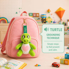 Grounding Technique Turtle Portable Talking Plushie, Stuffed Toys Learning SPACE