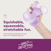 Squishable, squeezeable, stretchable fun infographic for the Speks Gump Jumbo stress ball

