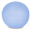 Speks Gump Jumbo memory gel stress ball in Dew blue on a white background
