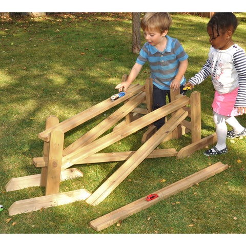 Guttering Wooden Chutes And Stands (9Pk) Messy Sand and Water Play-Adapted Outdoor play,Cosy Direct,Cosy Outdoor,Forest School & Outdoor Garden Equipment,Imaginative Play,Messy Play,Natural,Nature Learning Environment,Outdoor Classroom,Outdoor Furniture,Outdoor Play,Outdoor Play Structure,Outdoor Sand & Water Play,Outdoor Sand Pits,Outdoor Toys & Games,Sand,Sand & Water,Water & Sand Toys-Learning SPACE
