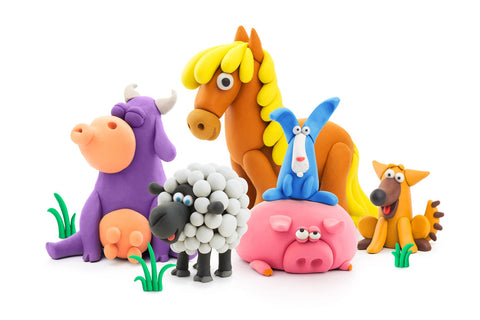 HEY Clay Modelling Set - Animals-Air Drying Clay,Arts & Crafts,Craft Activities & Kits,Early Arts & Crafts-Learning SPACE