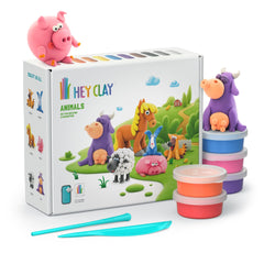HEY Clay Modelling Set - Animals-Air Drying Clay,Arts & Crafts,Craft Activities & Kits,Early Arts & Crafts-Learning SPACE