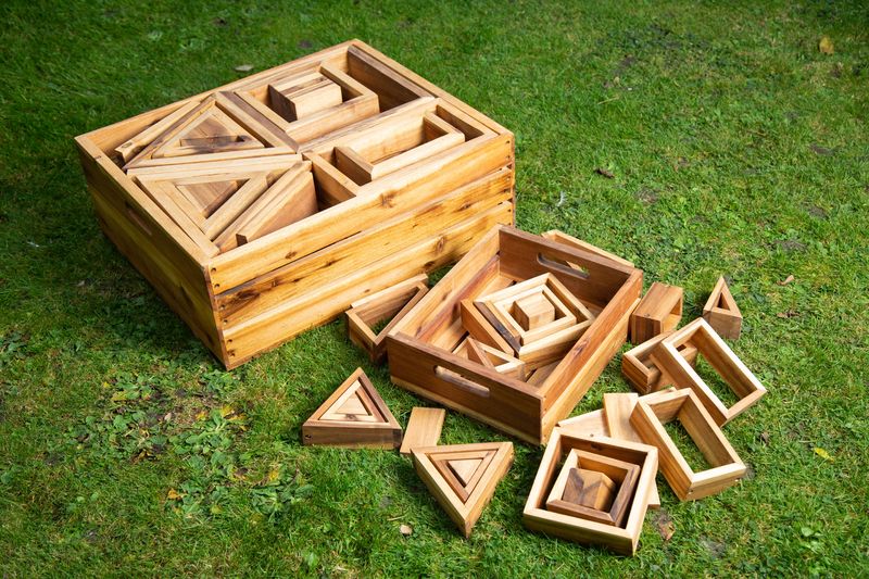 Half Size Construction Blocks In Crate (26Pk), Learning SPACE