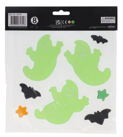 Halloween Window Stickers - Glow In The Dark-Crafty Bitz Craft Supplies,Glow in the Dark,Halloween,Seasons,Visual Sensory Toys-Learning SPACE