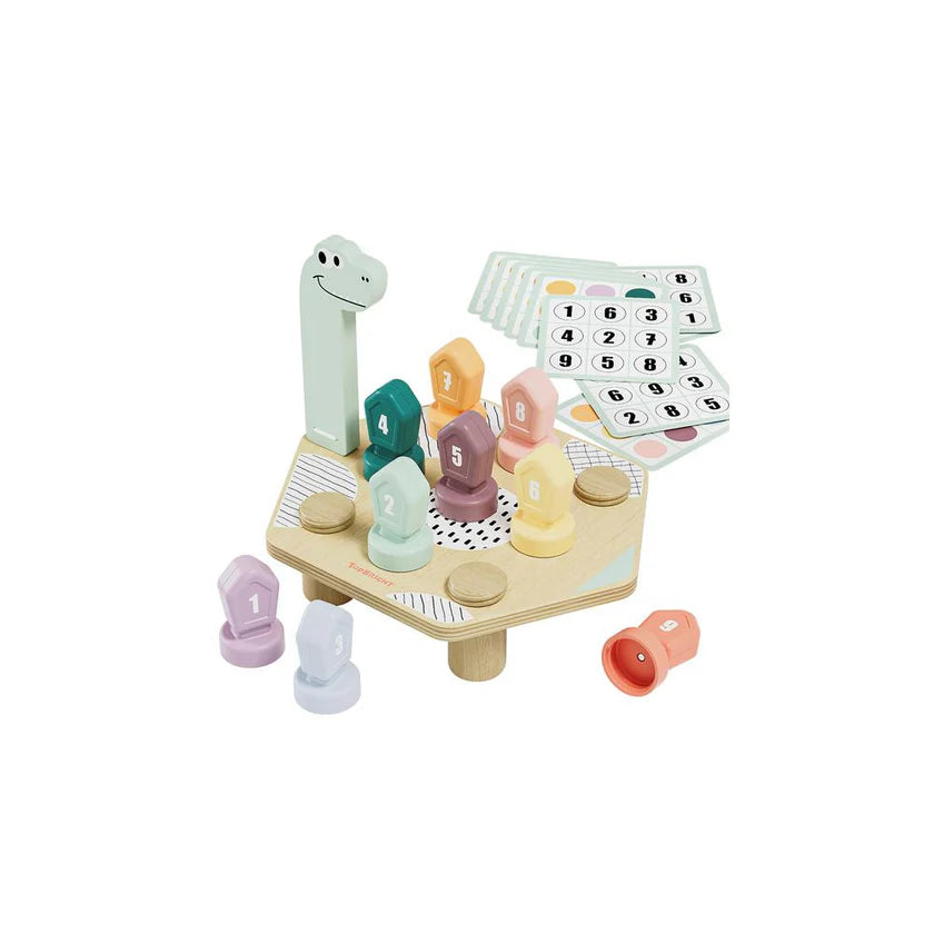 Happy Dino Twist Wooden Game, Learning SPACE