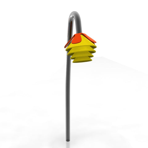 Harmony Bells - Sensory Garden Musical Instruments-Dropship,Matrix Group,Music,Outdoor Musical Instruments,Playground Equipment,Primary Music,Sensory Garden-E5 Yellow Bell-Ground-PPHB-Ground-E5 Yell-Learning SPACE