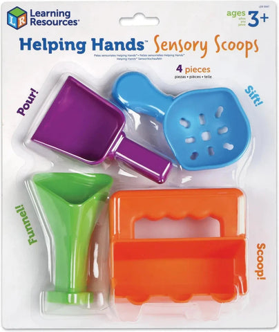 Helping Hands™ Sensory Scoops-Gifts For 3-5 Years Old,Learning Resources,Messy Play,Outdoor Sand & Water Play,S.T.E.M,Sand,Science Activities,Water & Sand Toys-Learning SPACE