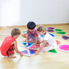Hexagon Liquid Floor Tiles - Set of 4, Learning SPACE