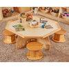 Hexagonal Activity Table with 4 Perch Pod Seats – FLASH SALE, Learning SPACE