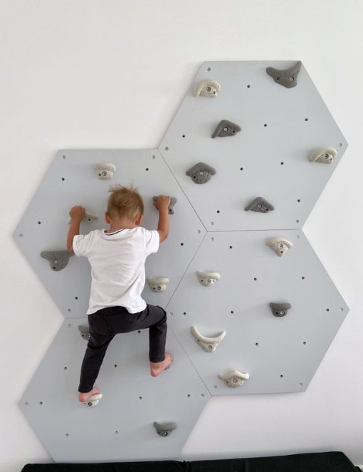 Hexagonal Indoor Climbing Wall, Learning SPACE