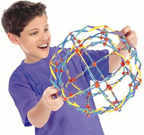 Hoberman Sphere - Mini Rainbow-Active Games,Calming & Anxiety,Cause & Effect Toys,Discontinued,Early Years Travel Toys,Games & Toys,Toys for Anxiety-Learning SPACE