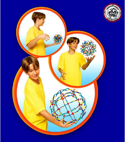 Hoberman Sphere - Mini Rainbow-Active Games,Calming & Anxiety,Cause & Effect Toys,Discontinued,Early Years Travel Toys,Games & Toys,Toys for Anxiety-Learning SPACE