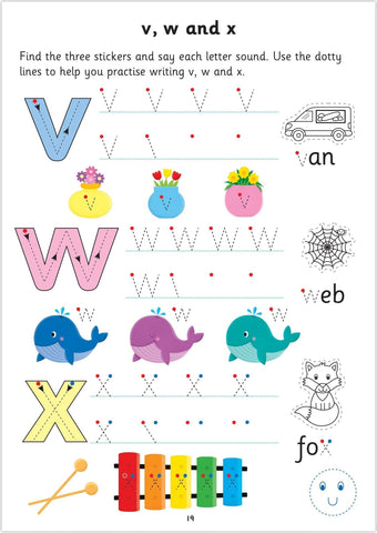 Home Learning Book - First Writing, Learning SPACE
