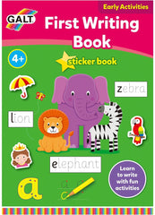 Home Learning Book - First Writing-Dyslexia,Early Years Books & Posters,Early Years Literacy,Galt,Handwriting,Learn Alphabet & Phonics,Learning Difficulties,Literacy Worksheets & Test Papers,Neuro Diversity,Primary Literacy,Stock-Learning SPACE