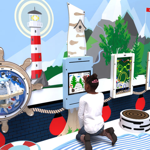 IKC Birch Wall Plate PM-Dropship,IKC Arctic,IKC Play,IKC Wall Plates,Nursery,Sensory Wall Panels & Accessories-Learning SPACE