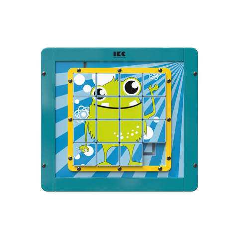 IKC Sliding Puzzle Monster Wall Game-Dropship,IKC Monster,IKC Play,Nurture Room,Sensory Room Furniture,Sensory Wall Panels & Accessories-Learning SPACE