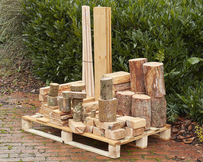 Imagination Builders Loose Parts Pallet Set, Learning SPACE