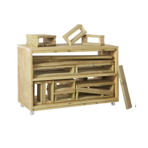 Imagineering Block Trolley With 25 Blocks, Learning SPACE