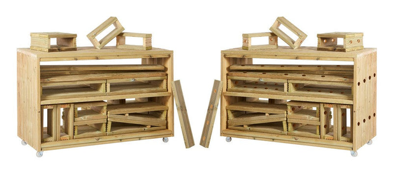 Imagineering & Block Trolleys Complete Set, Learning SPACE
