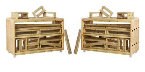 Imagineering & Block Trolleys Complete Set, Learning SPACE