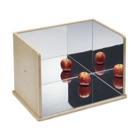 Infinite Reflections Wooden Mirror, Learning SPACE