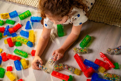 Jelly Blox Creative Kit - Squishing Building Blocks (20 Pieces), Learning SPACE