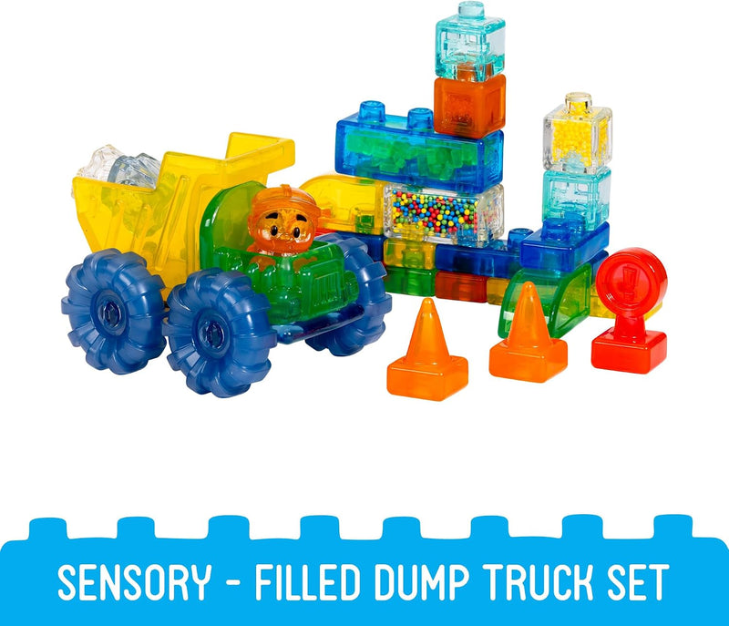 Jelly Blox Dump Truck Set, Building Toys Learning SPACE