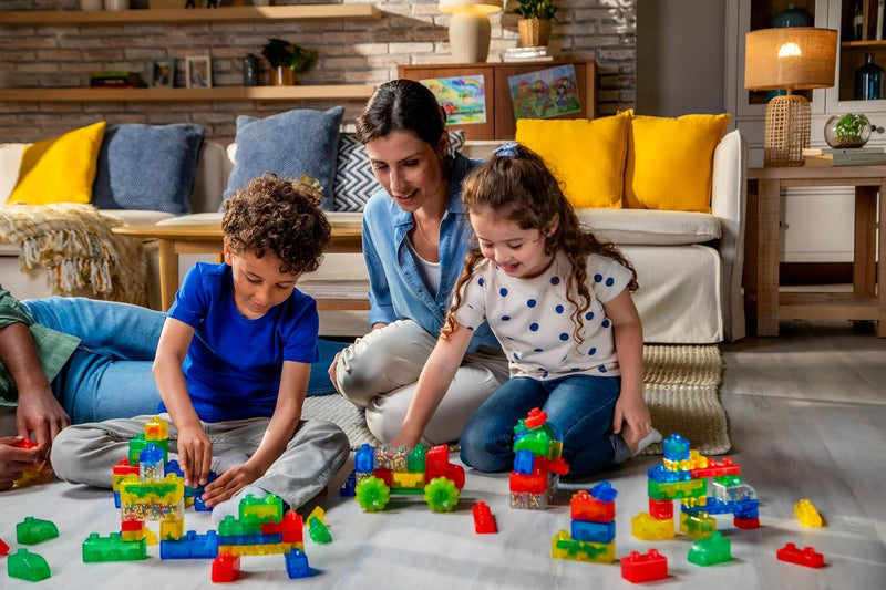 Jelly Blox Squishing Building Blocks – Vehicle Kit (35 Pieces), Learning SPACE