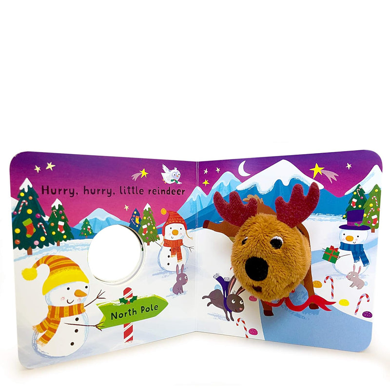 Jingle Jingle, Little Reindeer Finger Puppet Book, Learning SPACE